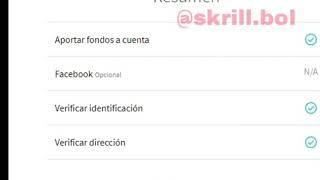 Verificar cuenta de skrill Bolivia 