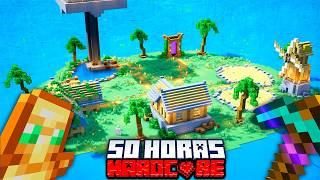 SOBREVIVI 100 DIAS COMO UM NAUFRAGO NO RAFT DO MINECRAFT HARCORE - O FILME