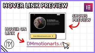 Hover Link Preview - Elementor Flex Container Tutorial