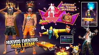 FILTRÓ ALGUNOS EVENTOS DE LA PRÓXIMA AGENDA SEMANAL DE FREE FIRE | TRAJE EMPERADOR, XM8 POLLO & MAS