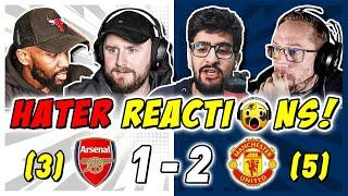 MAN UTD RIVALS & HATERS REACTION TO ARSENAL 1-2 MAN UTD | FA CUP FAN REACTIONS