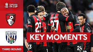 AFC Bournemouth v West Bromwich Albion | Key Moments | Third Round | Emirates FA Cup 2024-25