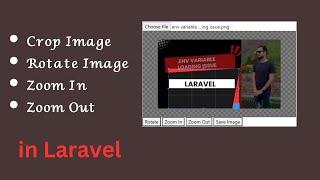 Crop Images in Laravel | Rotate Images in Laravel Cropper Js in Laravel