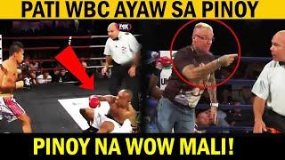 PATI WBC AYAW SA PINOY | NA-WOW MALI ANG PINOY | 4 KNOCKDOWNS HINDI BINILANGAN