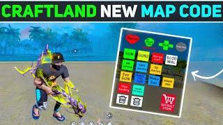 Craftland New Map Code Free fire | New Craftland Map Code India server