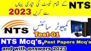 NTS Test Preparation Mcq's 2023 || NTS Past Papers Mcq's with answers 2023 || NTS Computer Science