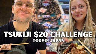 Tokyo's Tsukiji Market:  $20 Street FOOD CHALLENGE