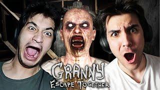 İKİ EŞŞEK GRANNY`DEN KAÇMAYA ÇALIŞIYOR! | Granny Escape Together