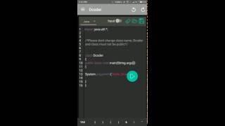 Dcoder, A mobile Coding Platform