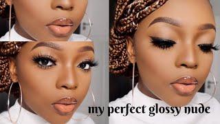 Quick Glossy Nude Lip Tutorial