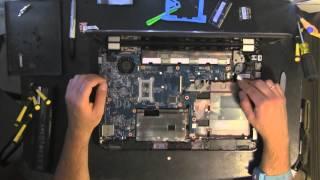 HP PAVILION G6 take apart video, disassemble, how to open disassembly
