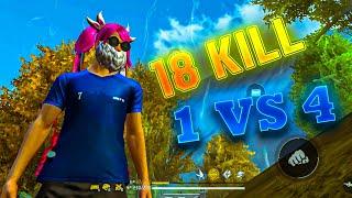 EPIC SOLO VS SQUAD 18 KILLS FULL GAMEPLAY | WIPING OUT SQUADS