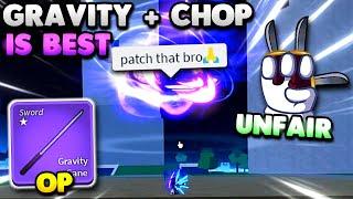 Gravity Cane + Chop Makes You UNSTOPPABLE In Blox Fruits... (Bounty Hunt)