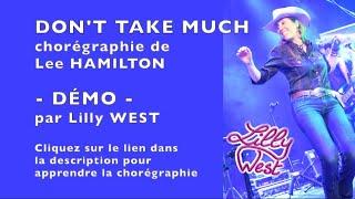 [DEMO] DON'T TAKE MUCH de Lee HAMILTON, enseignée par Lilly WEST