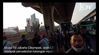 Viral : Tol Cikarang Barat Disekat, Karyawan Pabrik Ngamuk