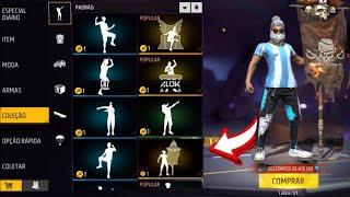 COMO COMPRAR EMOTES COM OURO NA LOJA DO FREE FIRE!! NOVA ATUALIZAÇÃO!!