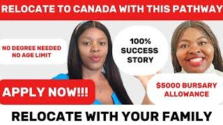 EASIEST WAY TO MIGRATE TO CANADA WITH FAMILY,  RELOCATE, AND GET PAID $5000