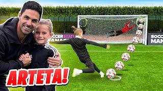 MIKEL ARTETA TRAINED ME TO BECOME A PRO - PRIVATE SHOOTING MASTERCLASS