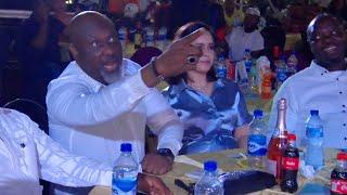 Finish HIM!! Dino Melaye collecting Woto Woto Live on stage