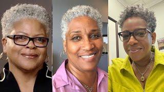 25 OLDER WOMEN Most Inspiring Natural Hairstyles for Short Hair in 2024