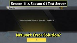 *NEW* Codm Test Server Season 11 and Season 1 | Network Error Solution? | Codm Test Server 2023/24