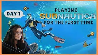 Noob plays Subnautica for the first time | Day 1 Full VOD