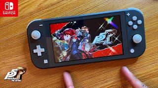 Persona 5 Royal Nintendo Switch Lite Gameplay