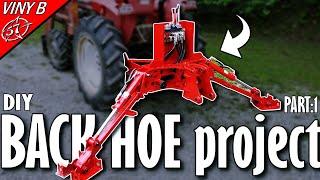 DIY BACKHOE / Excavator part: 1 BUILDING the BASE