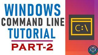 Windows Command Line Tutorial | DOS Commands | Command Line Tutorial Part2