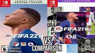 FIFA 22 Vs FIFA 21 Nintendo Switch