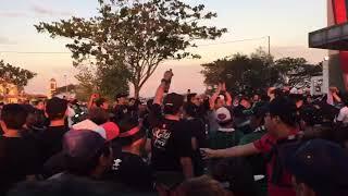 Bali United Fans Chant at Stadion Gelora Bung Tomo