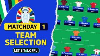 TEAM SELECTION FOR MATCHDAY 1 | Euro 2024 fantasy Tips