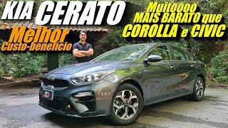 KIA CERATO 2020 - Sedan surpreendente mais barato que COROLLA e CIVIC! Teste 0 a 100 - Avaliação!