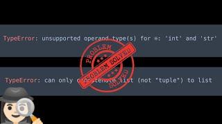 PYTHON TypeError: unsupported operand type(s) for +: 'int' and 'str'