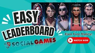 2 Tips How to Make it to the Leaderboard sa Social Games - Earn free Matics!