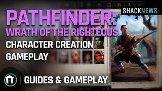 Pathfinder: Wrath of the Righteous Character Creation Gameplay