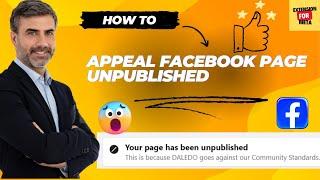 How to Fix Facebook Page Has Been Unpublished Problems | Facebook Page Unpublished Problem Solve