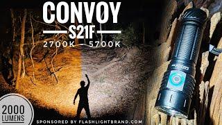 Convoy S21F, 4*Nichia 519A 2700k - 5700k, 2000 lumens max