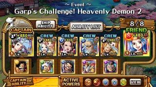 GARP'S CHALLENGE HEAVENLY DEMON 2 - Jinbe & Robin team OPTC