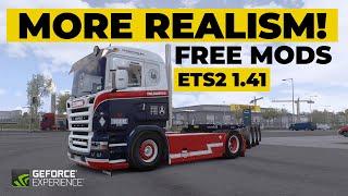 ETS2 Enhance Realism Just with FREE Mods + Nvidia Freestyle