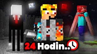 Přežil jsem 24 HODIN v Hororovém Minecraftu..