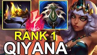 LOL CN BEST QIYANA - Beifeng Qiyana vs Zac - Rank1 Qiyana Gameplay S14.20