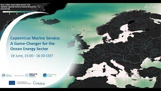 Webinar: Copernicus Marine Service, a Game-Changer for the Ocean Energy Sector