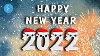 HOW TO MAKE 2022 NEW YEAR BANNER | PIXELLAB | Faizy Nhidz