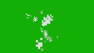 Minecraft death pixel effect green screen (by: @vw.mp4)