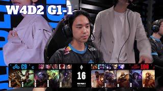 C9 vs 100 - Game 1 | Week 4 Day 2 S14 LCS Summer 2024 | Cloud 9 vs 100 Thieves G1 W4D2 Full Game