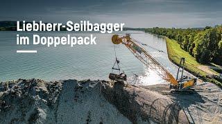 Liebherr-Seilbagger im Doppelpack - HS 8100 und HS 8130