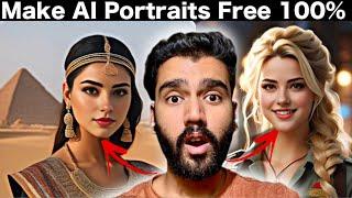 How To Make An AI Portrait Of Yourself Free | Photo Enhancer AI Free