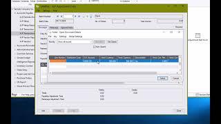 Sage 300 Accounts Payable AP Adjustment Entry