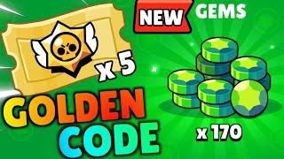 Did I FIND a GOLDEN CODE  LAST ONE 170 Gems GIVEAWAY ! `Brawl Stars English #shootingstarrdrops